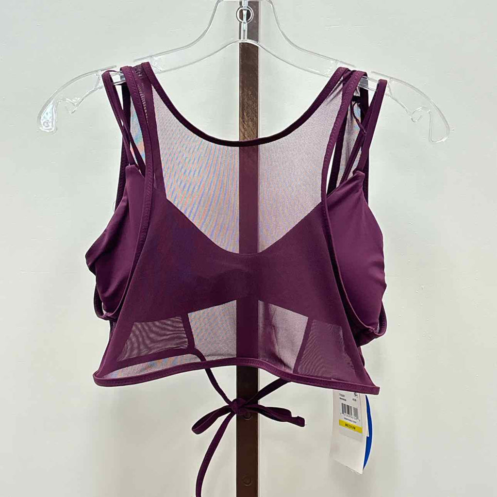 BECCA by Rebecca Virtue Womens Muse Layered Bralette L Purple