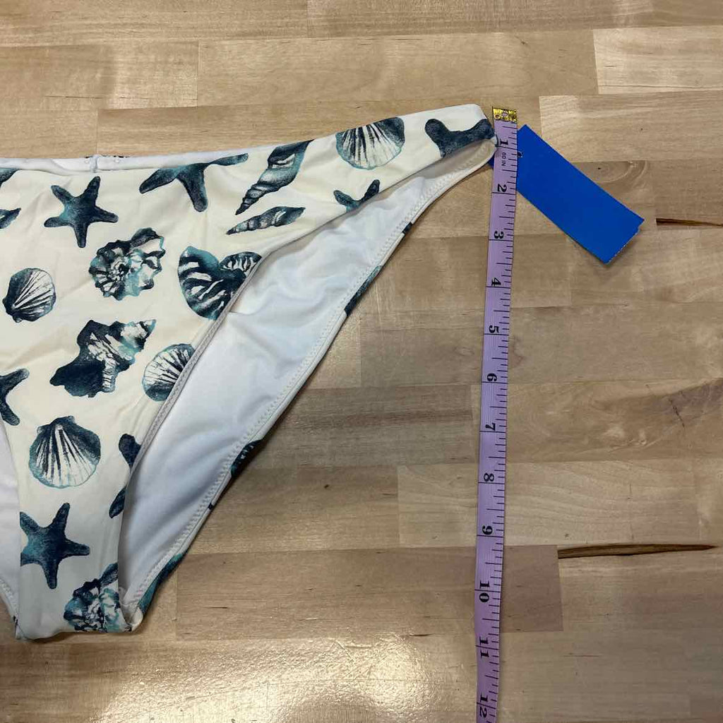 O'Neil Size XL Printed Bikini Bottoms - Vanilla