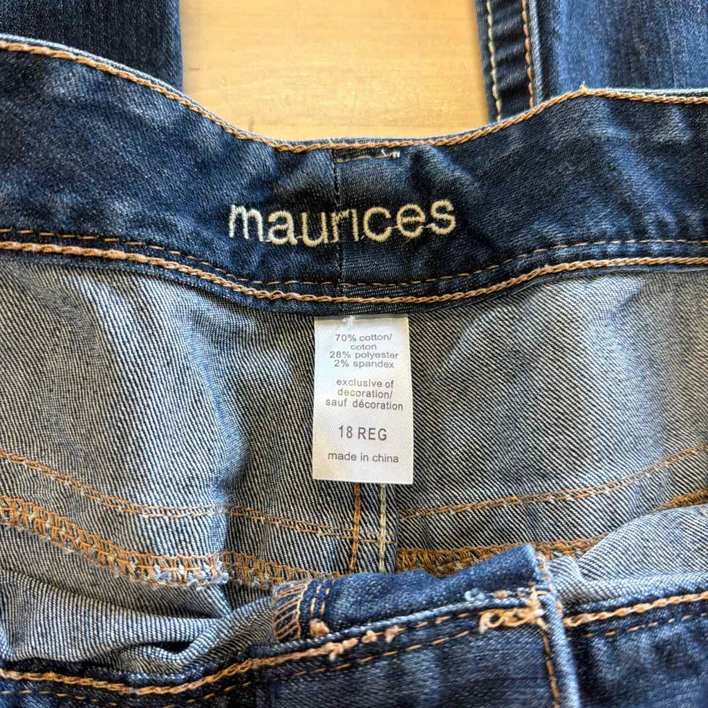 Maurices Size 18 Blue Denim Preloved Jeans