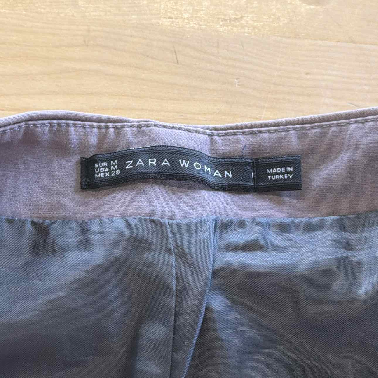 zara Size M Gray Preloved Skirt