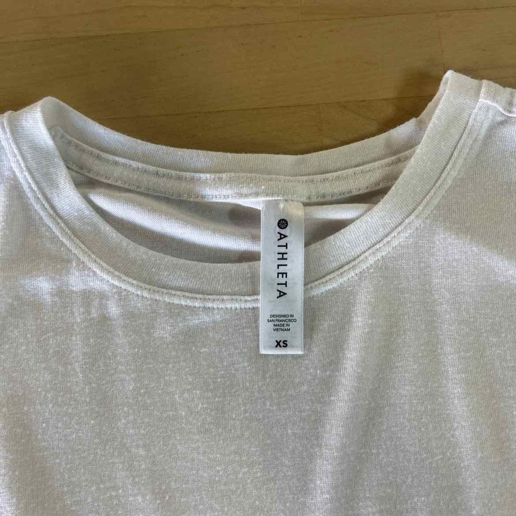 Athleta Size XS White Preloved Athletic Tank