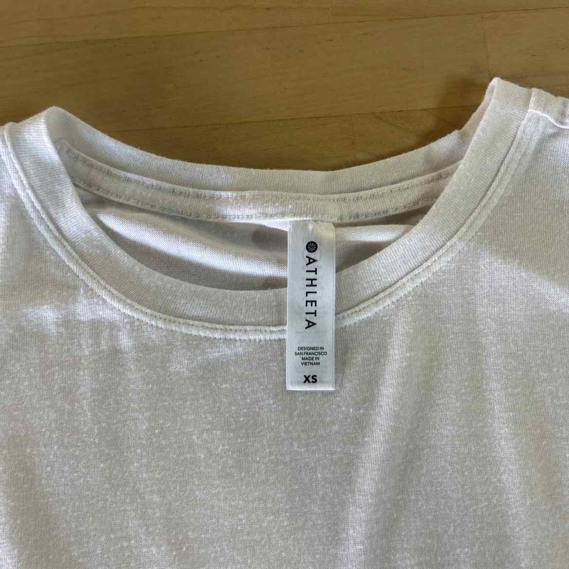 Athleta Size XS White Preloved Athletic Tank