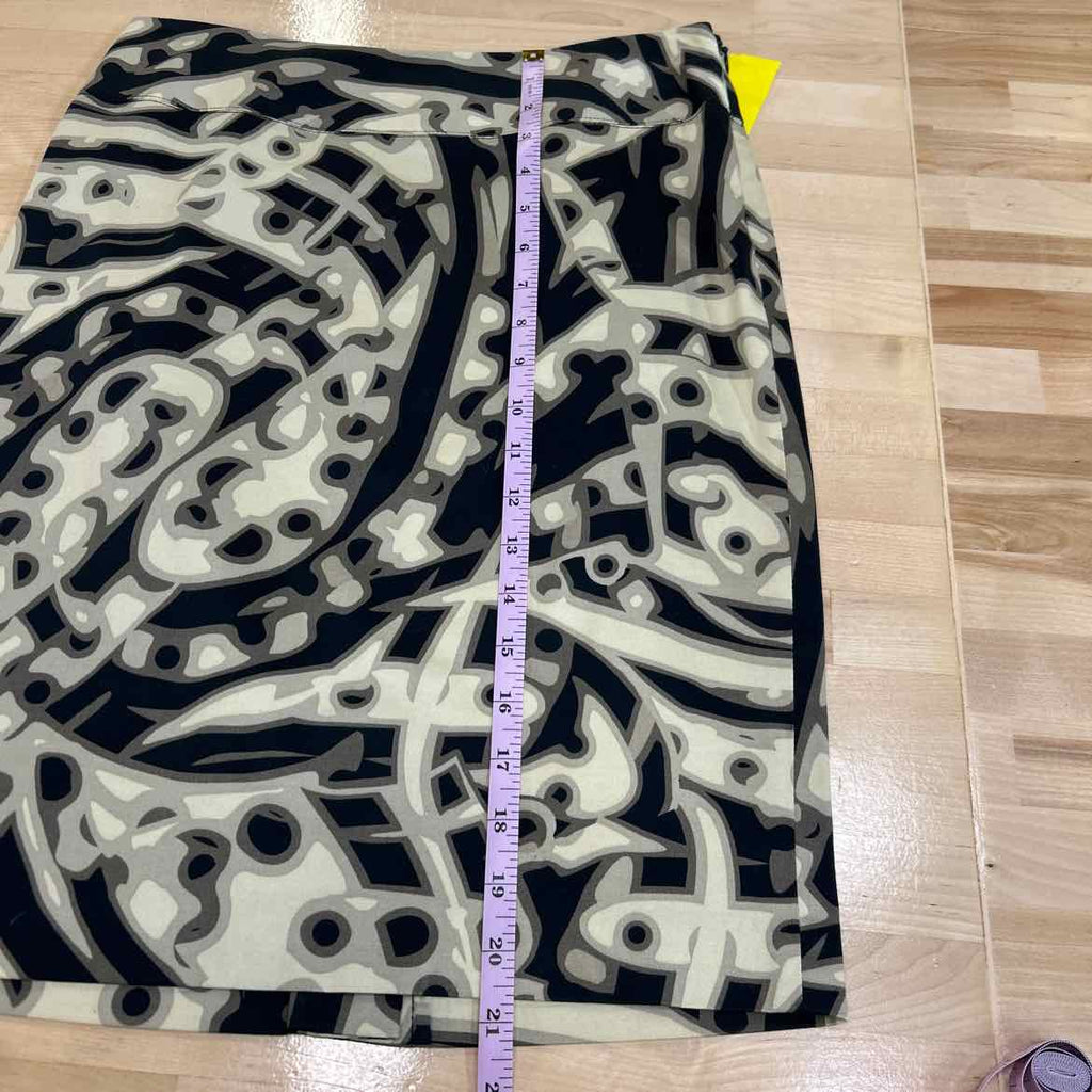 Alfani Size 2P Black Tan Preloved Skirt
