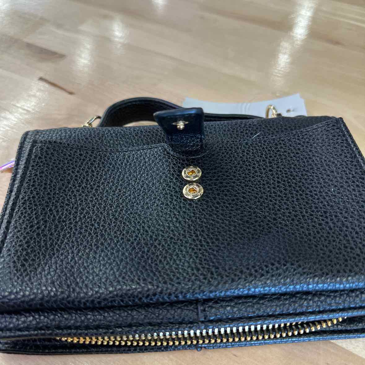 On 34th Lindzz Solid Wallet on a Strin Black NO SIZE