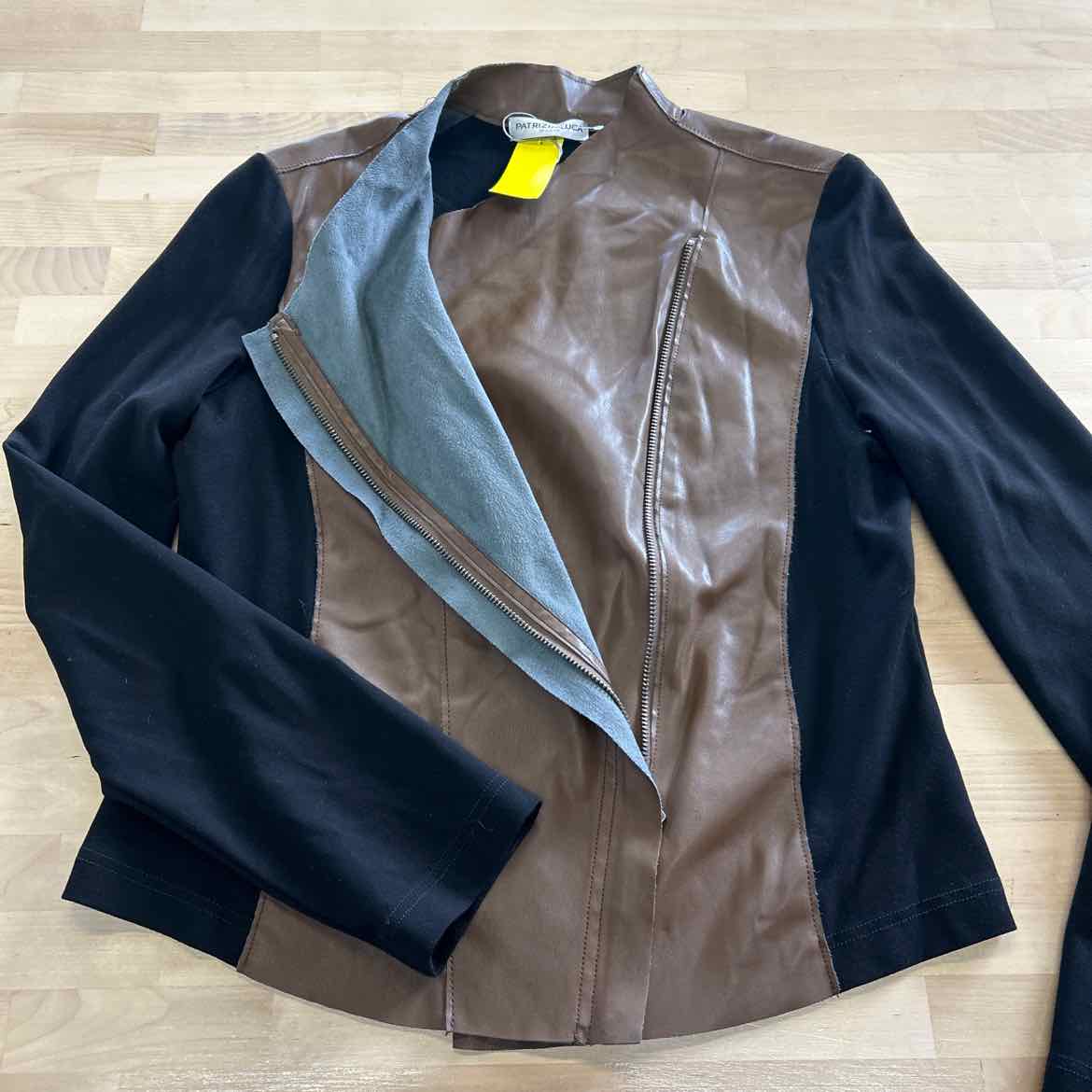 Patrizia  Luca Size M Brown/Black Jacket
