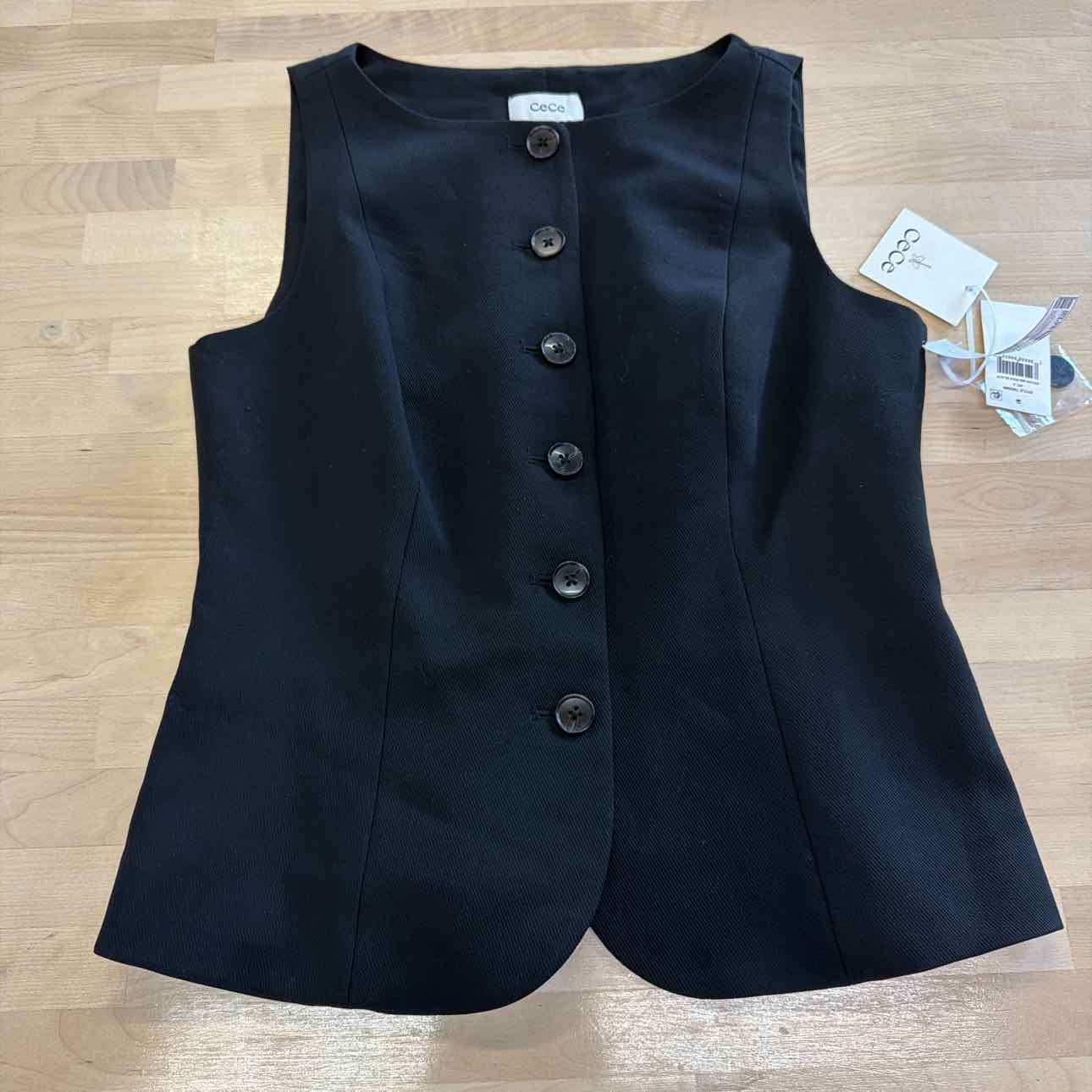 CeCe Women's Boat Neck Waistcoat Top