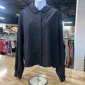 Modern Works Size XL Black Preloved Button Down LS