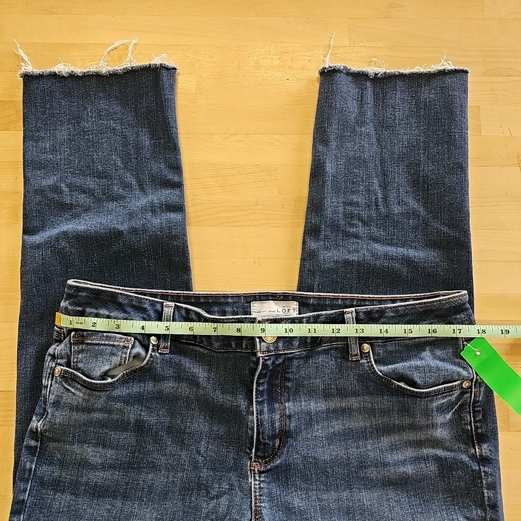Loft Size 14 Blue Denim Preloved Jeans