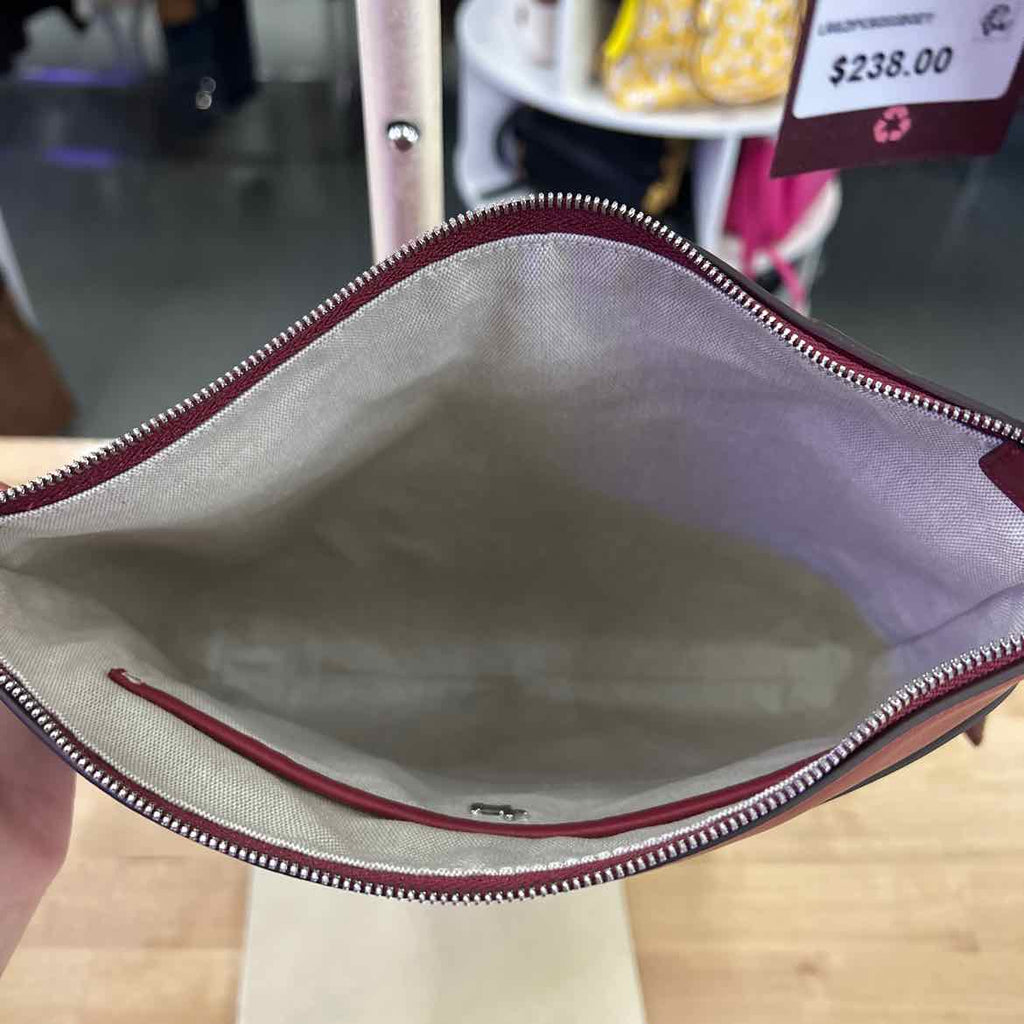Radley London Pockets Small Leather Zip Top Carmine