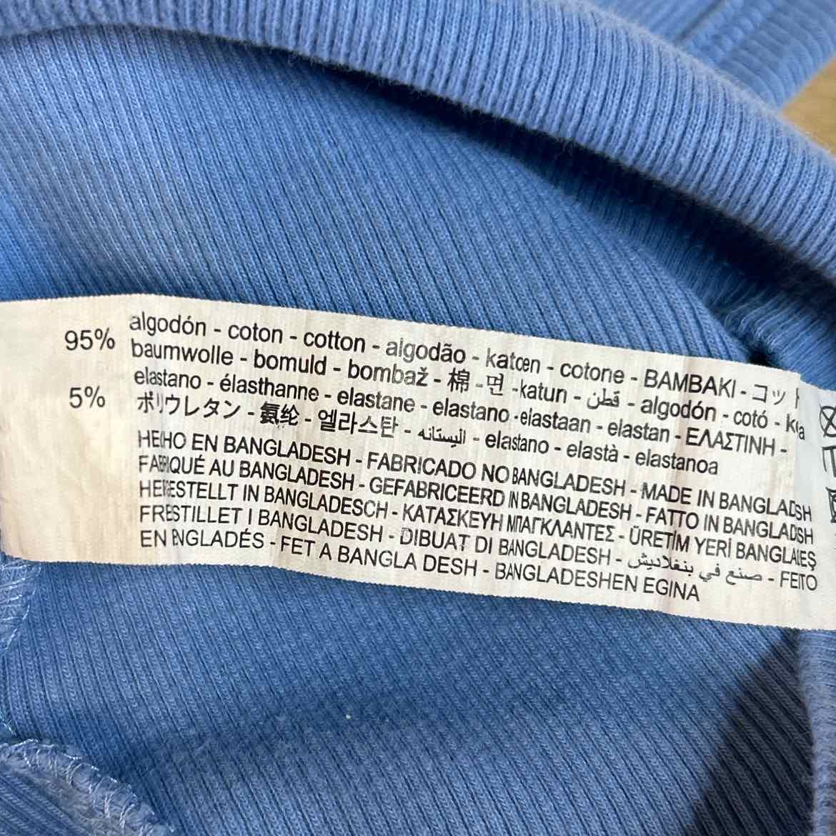 zara Size S Blue Preloved Tank