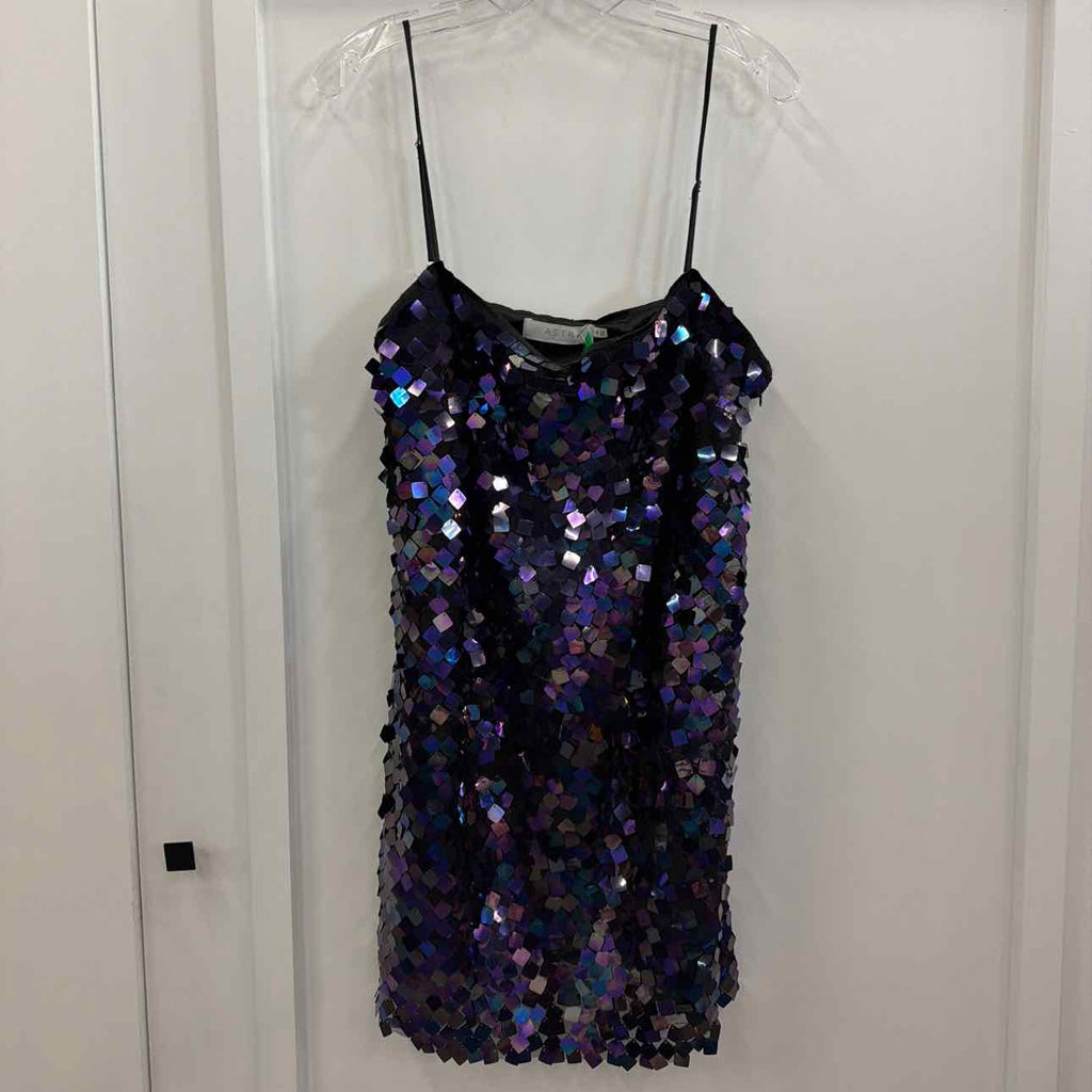 Astr the Label Women's Porsche Sleeveless Sequin Mini Dress - Purple Multi
