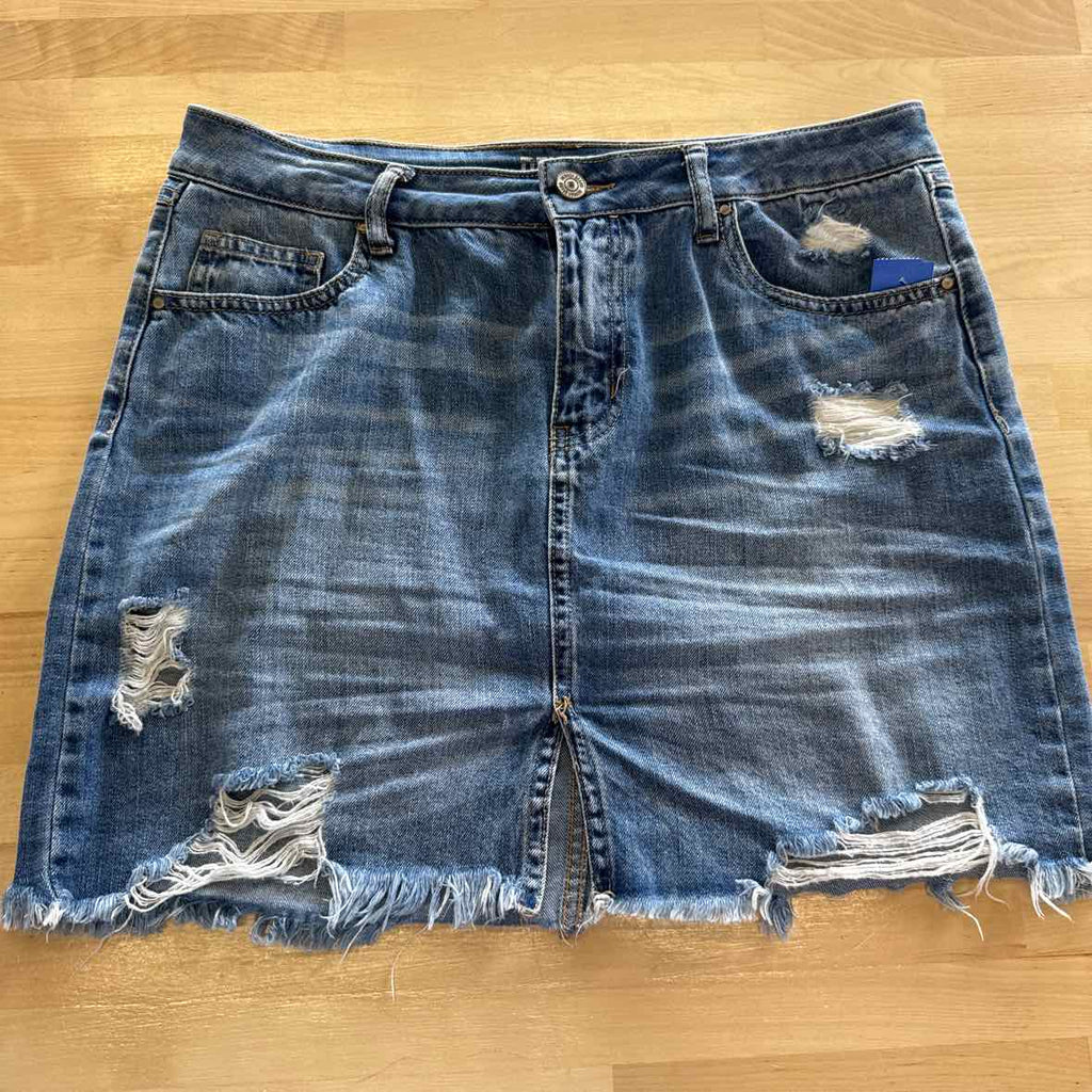 Rewash Size 11 Blue Skirt
