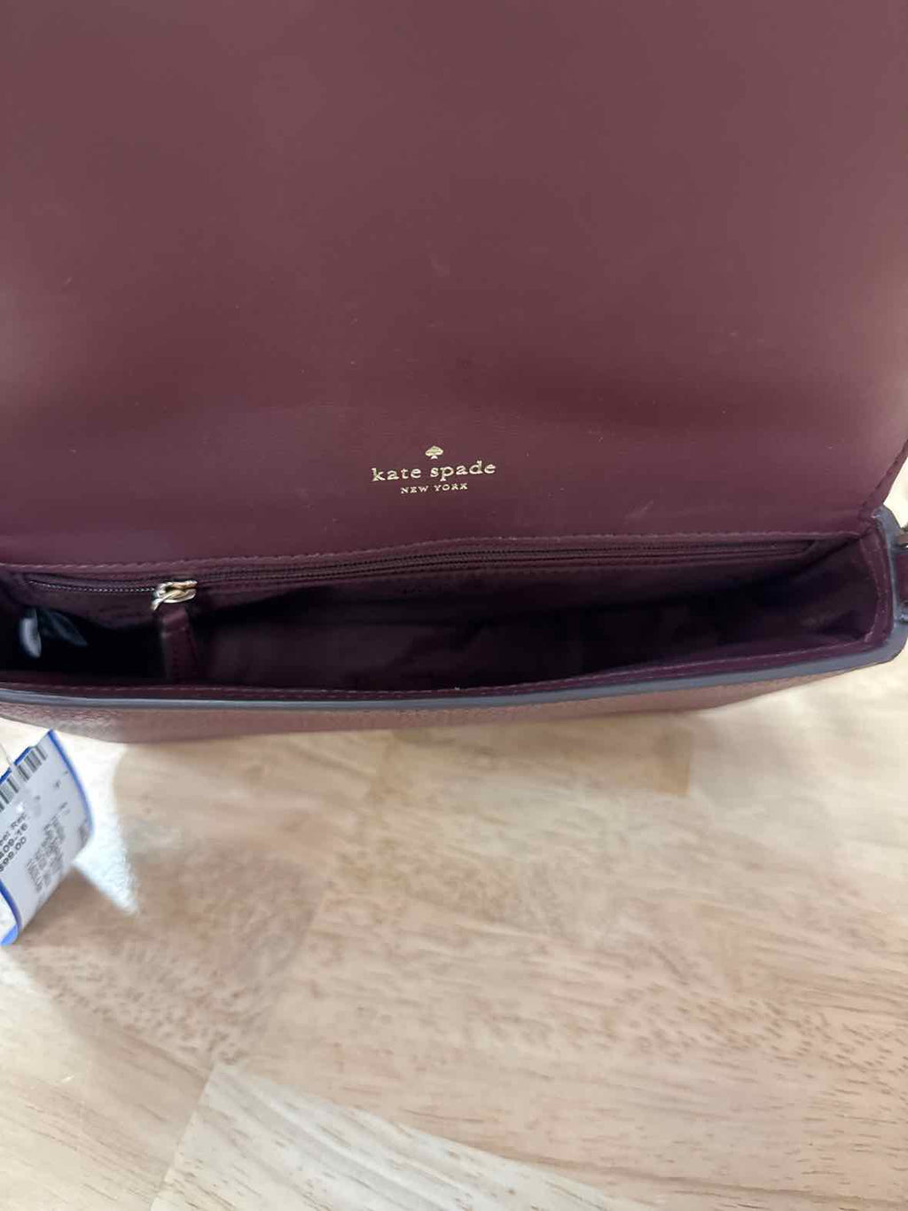 Kate Spade Maroon Lena Crossbody Leather Preloved Handbag