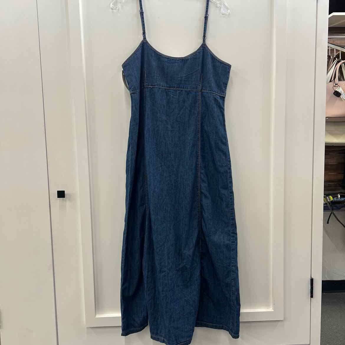 Sanctuary Women's Sweetheart Neck Wilder Denim Dress - Sundown