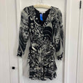 secret Mission Size S Black Gray Preloved Dress