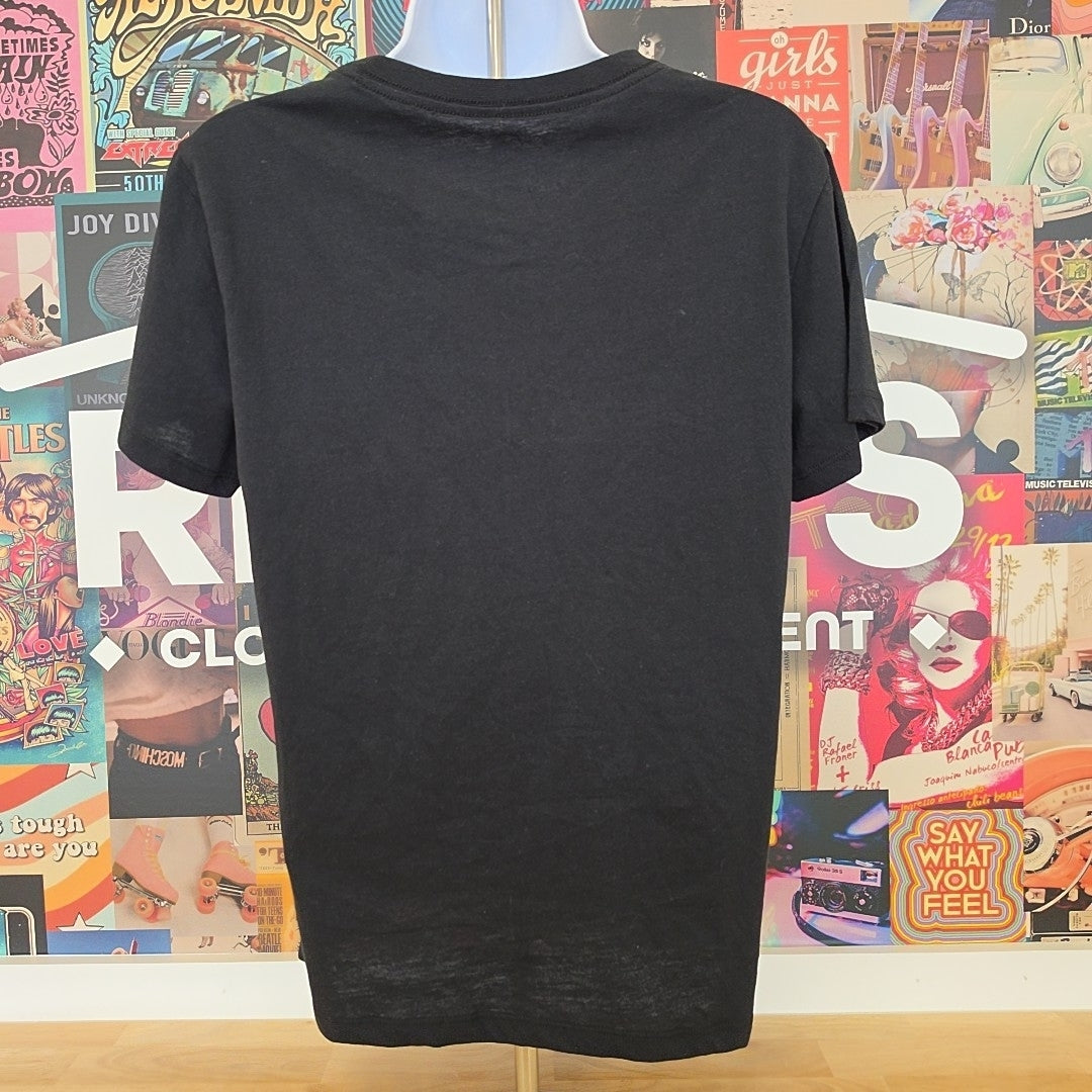 Smiley World Size S Black New T-Shirt SS