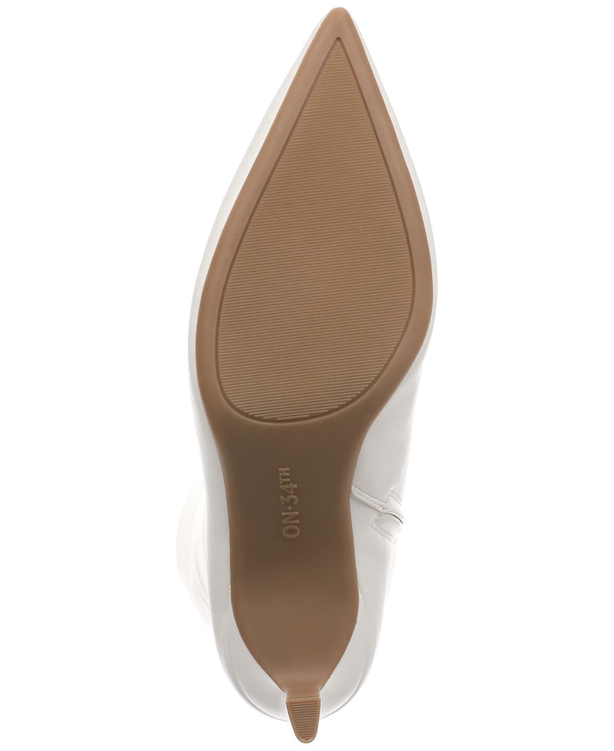 On 34th Rachelle Stovepipe Boots Bone Smooth 7.5M
