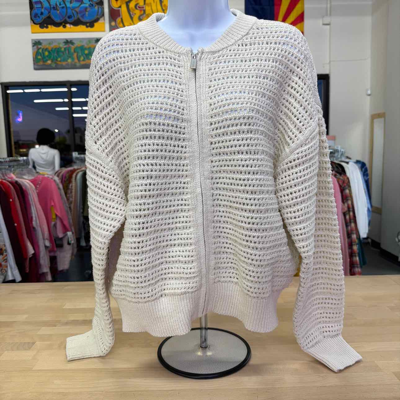 Sanctuary Size S Off White Knit New Sweater