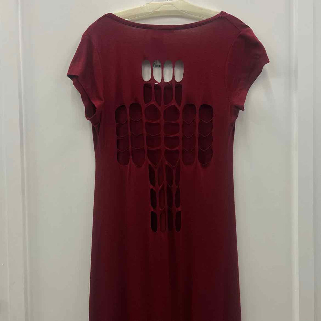 Love Culture Size L Burgundy Preloved Dress