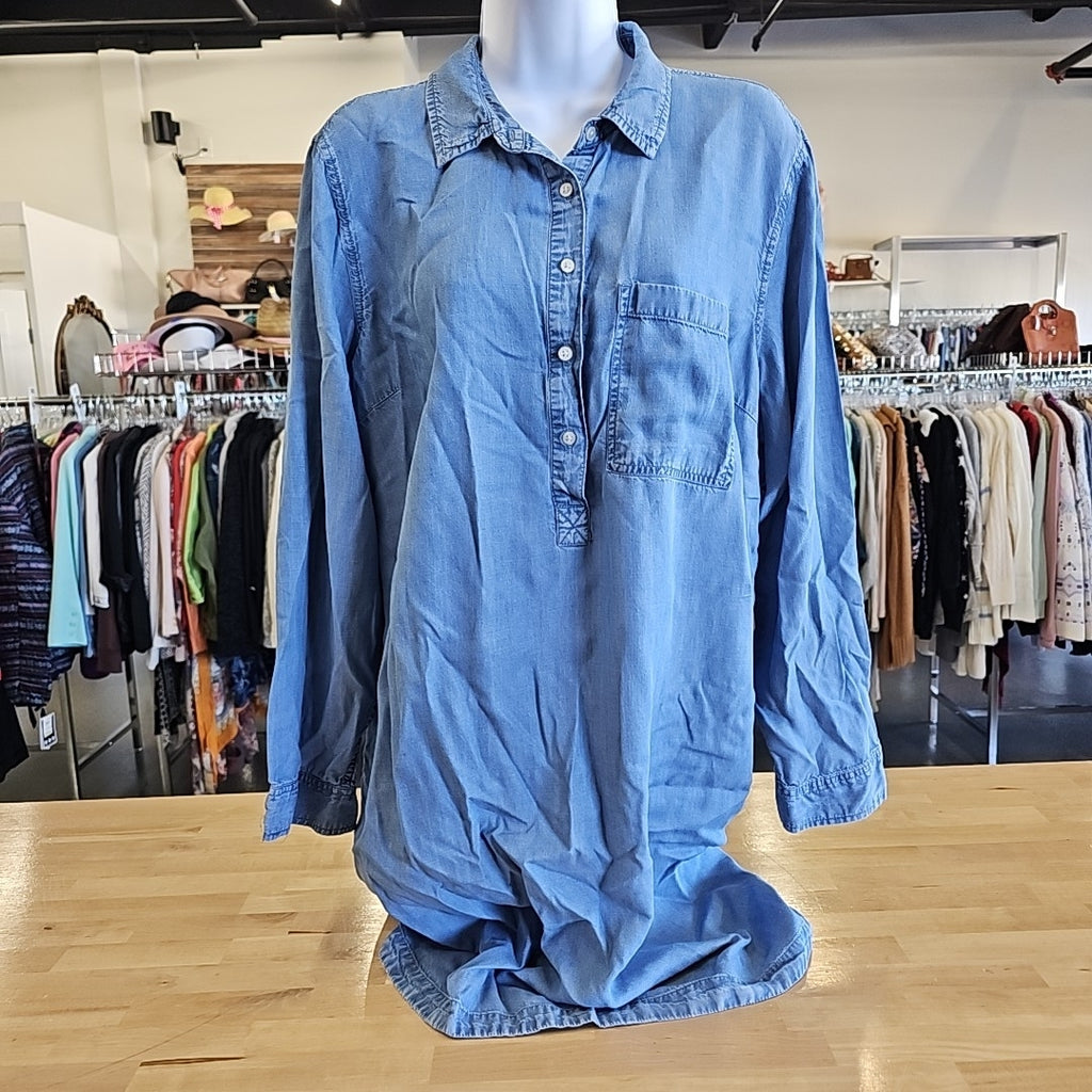 Old Navy Size XL Blue Dress