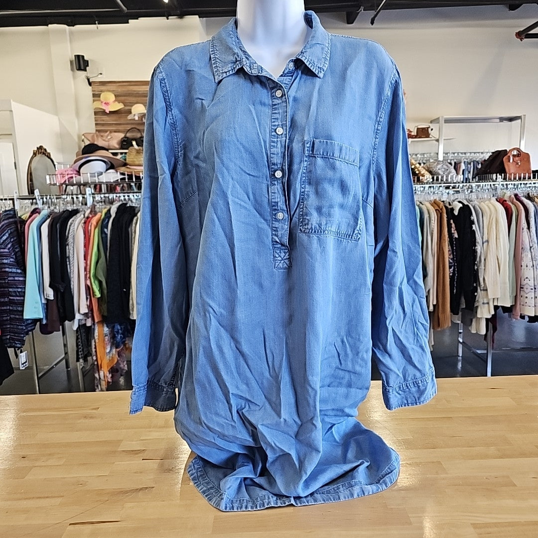 Old Navy Size XL Blue Dress