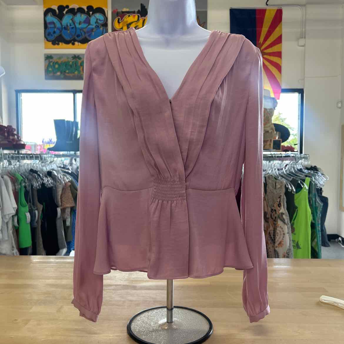 1. State Size S Lilac Preloved Blouse LS