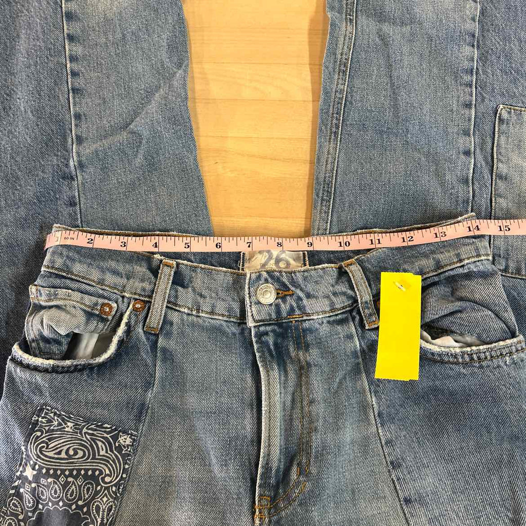 we the free Size 26 Blue Preloved Jeans