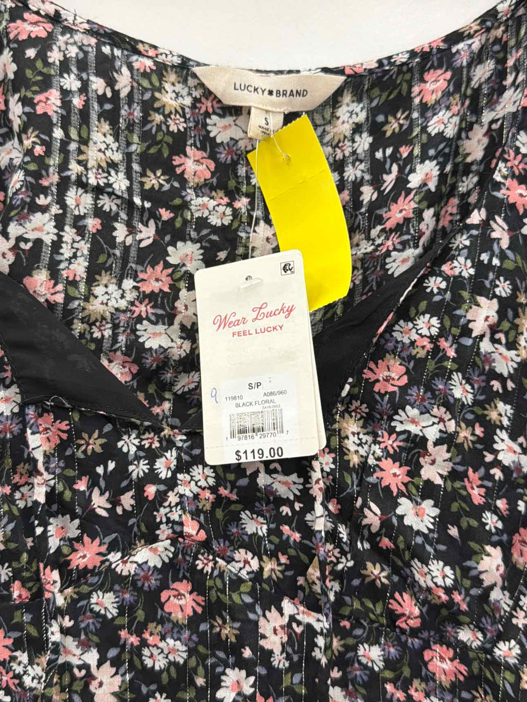 Lucky Brand Size S Black Dress