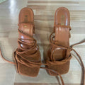 Misslola Size 9 Brown Preloved Heels