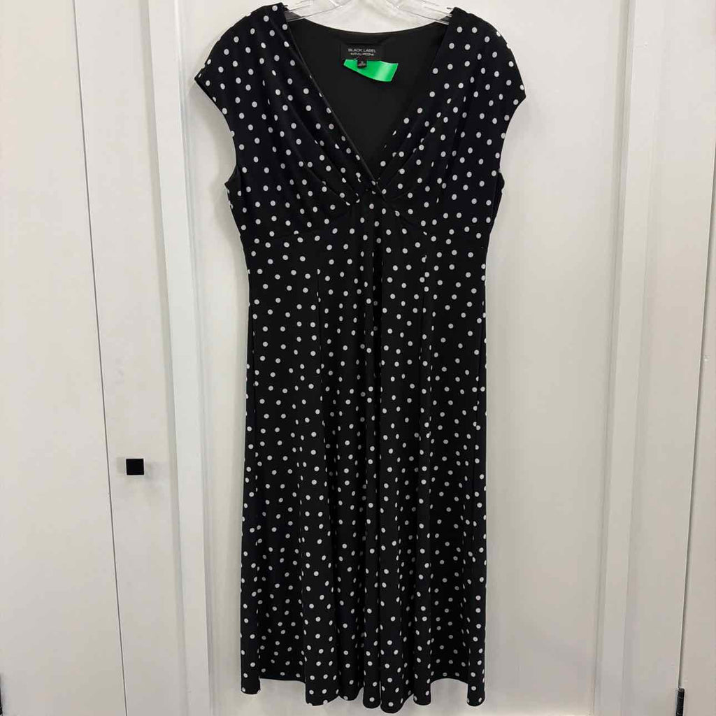 Black Label Size 12 Black Preloved Dress