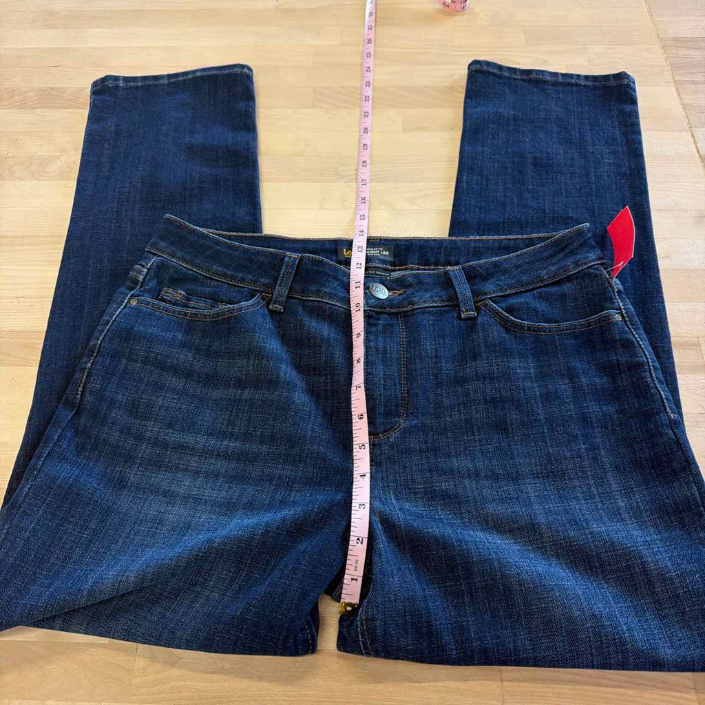 lee Size 12P Blue Denim Preloved Jeans