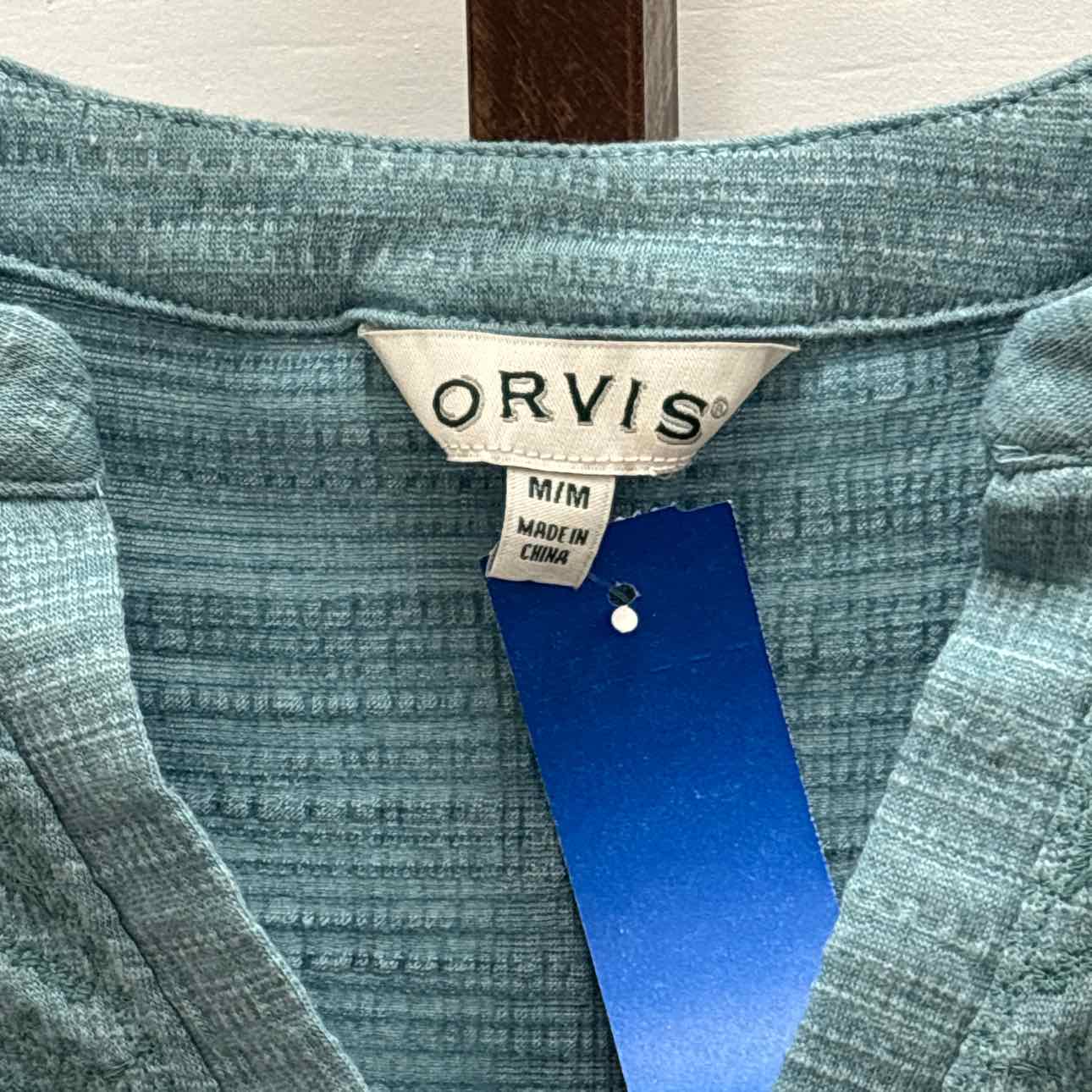 Orvis Size M Teal Shirt