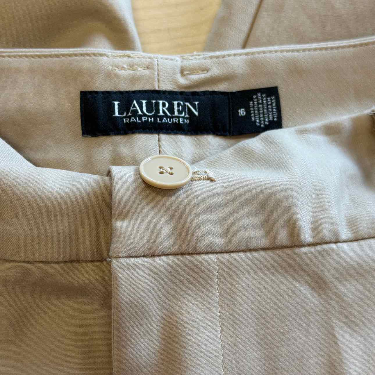 Ralph Lauren Size 16 Tan New Pants