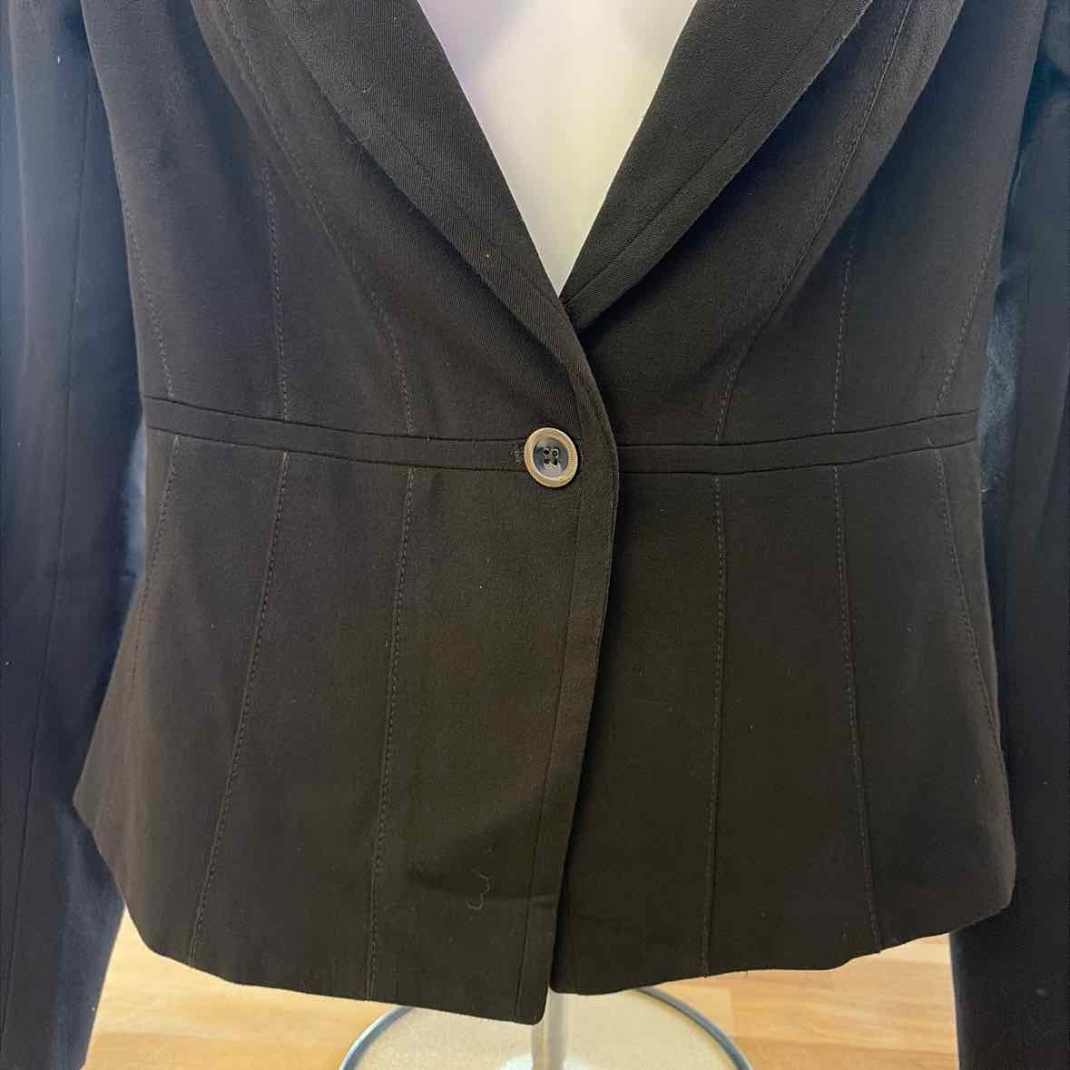 White House Black Market Size 00 Black Used Blazer