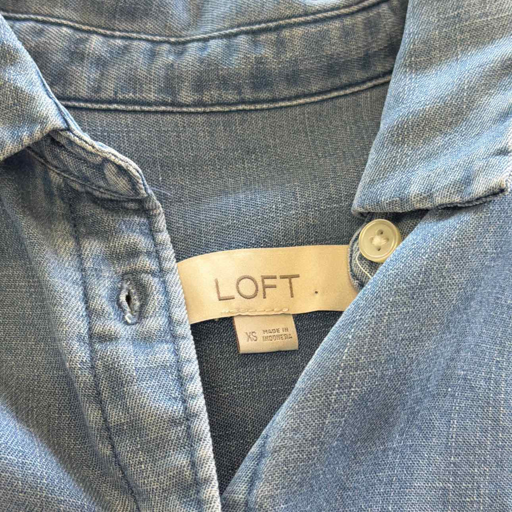 Loft Size XS Blue Preloved Tunic