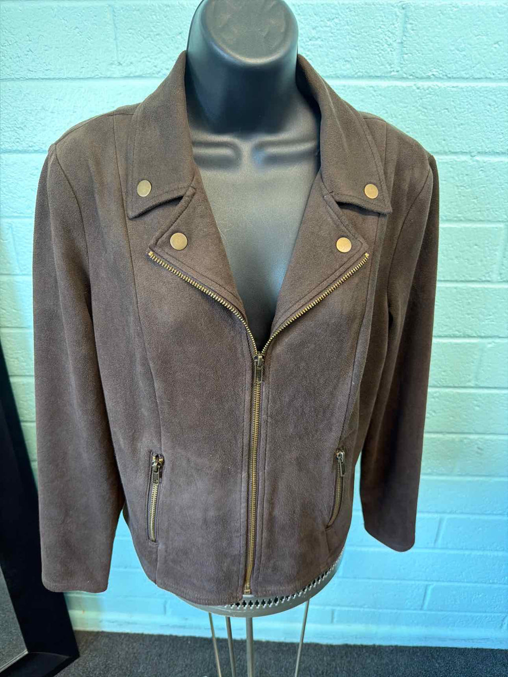 Style & Co. Size PM Brown Jacket