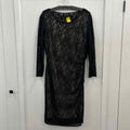Tahari Size 12 Black Lace Dress