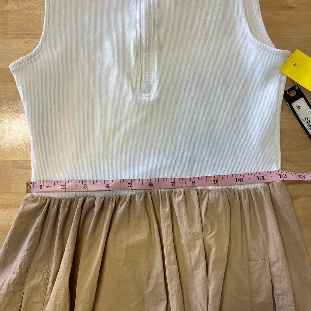 Steve Madden Size S White Brown New Dress