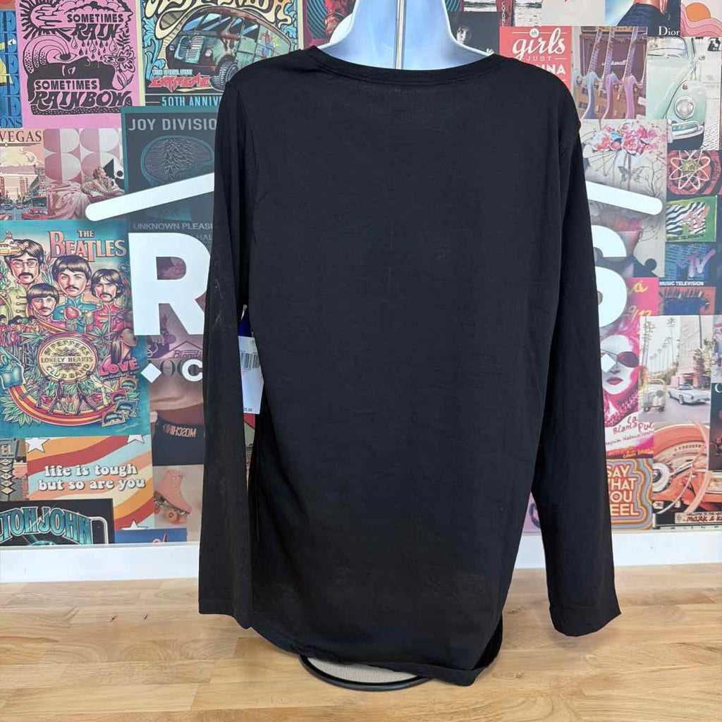 Aveto Size 2X Crewneck Top - Black Beauty