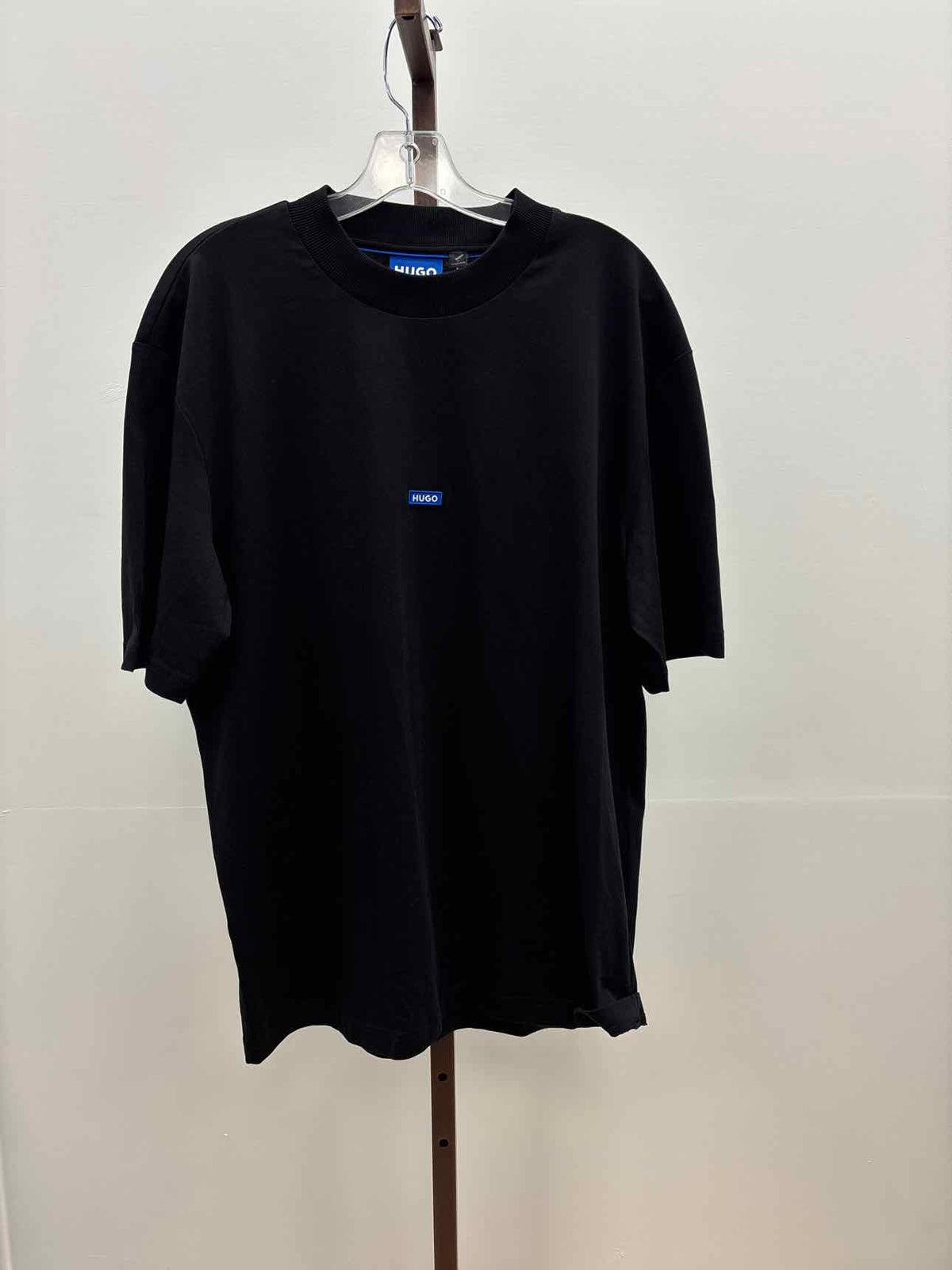 HUGO Size L Nayonix Crewneck T-Shirt - Black