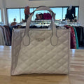 Guess Tamsin White Medium Crossbody Tote Handbag