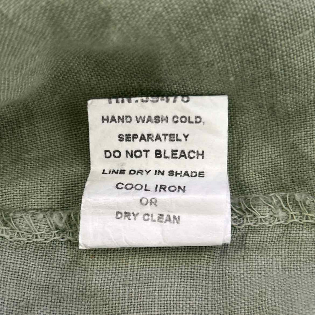 Francesca Bettini Size S Green Linen Preloved Dress