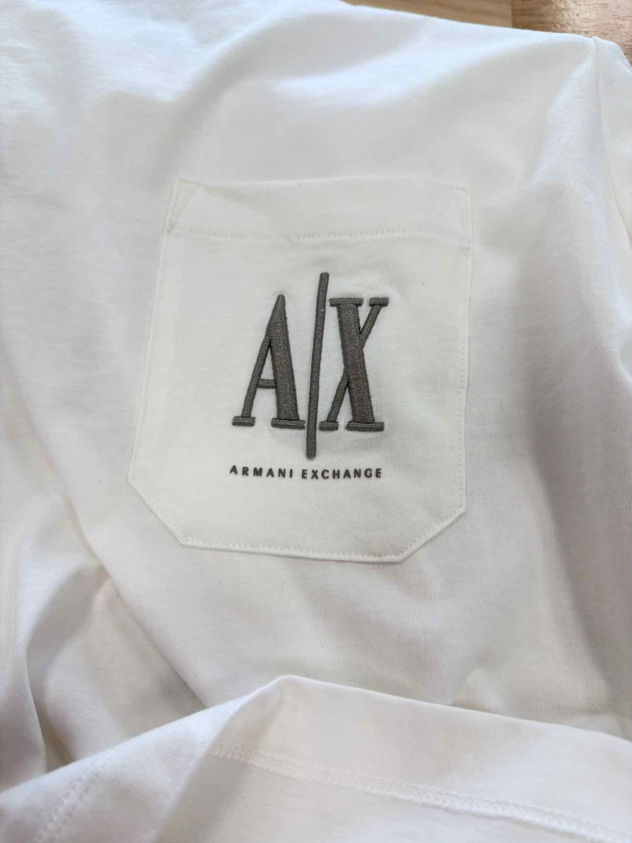 Armani Size M Off White New MENS T-shirt