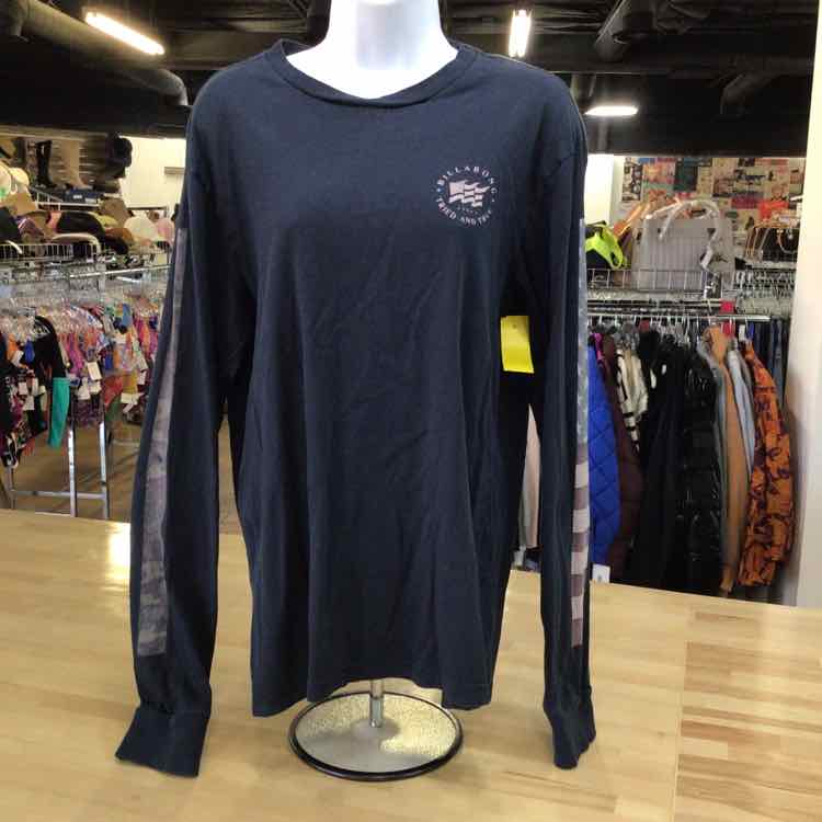 billabong Size M Navy Preloved T-Shirt LS