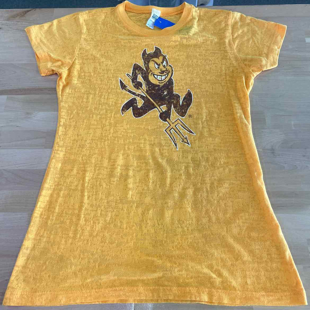 ASU Size M Yellow Preloved Shirt