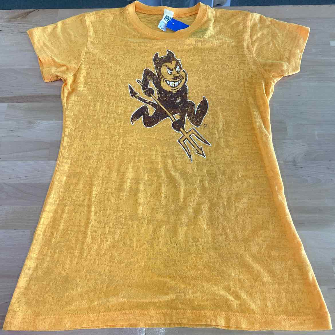ASU Size M Yellow Preloved Shirt