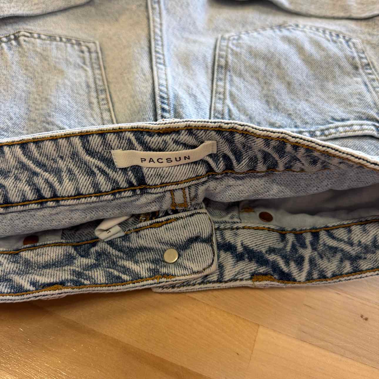 Pacsun Women Size 26 Blue Denim Preloved Shorts