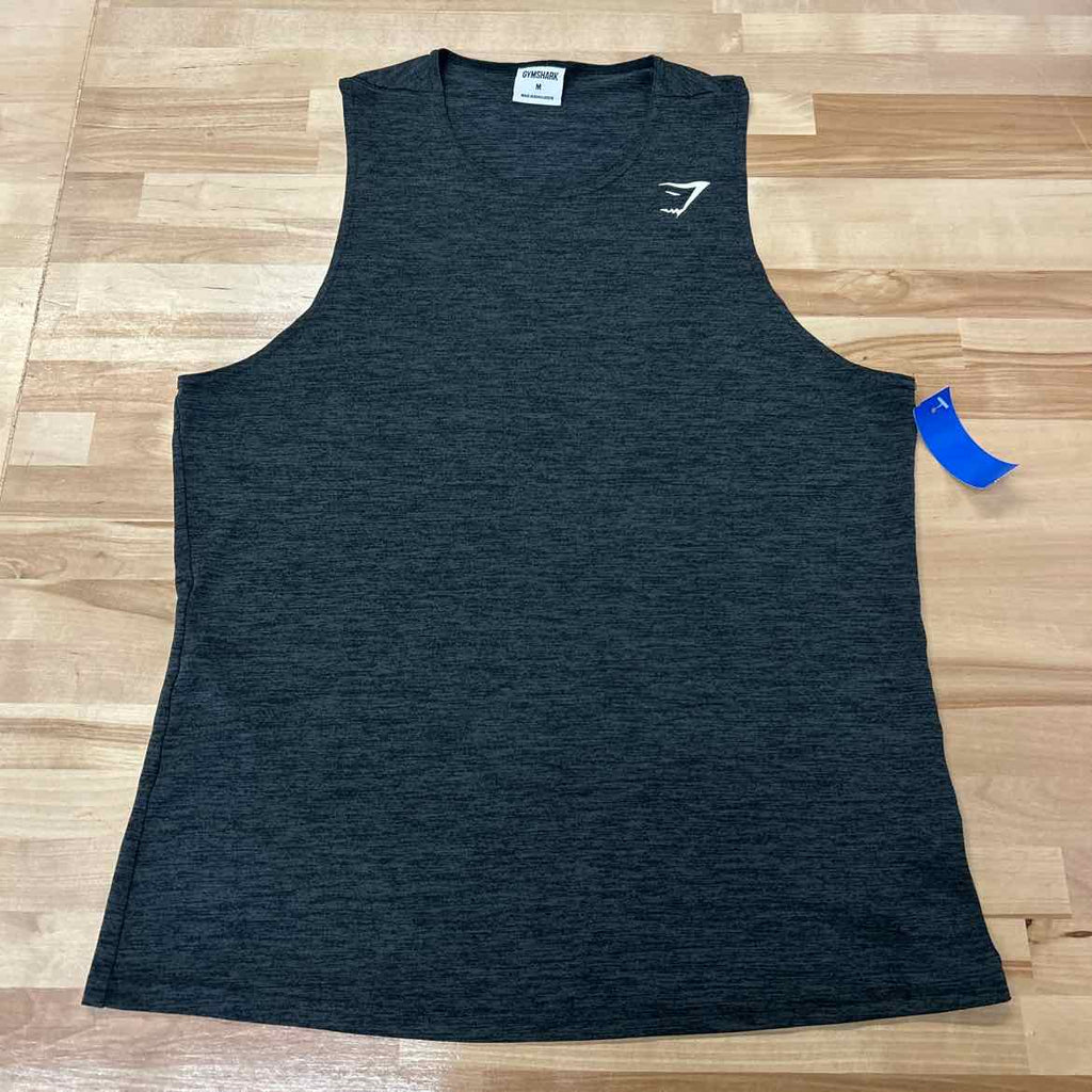 GYMSHARK Size M Gray MENS Athletic Tank