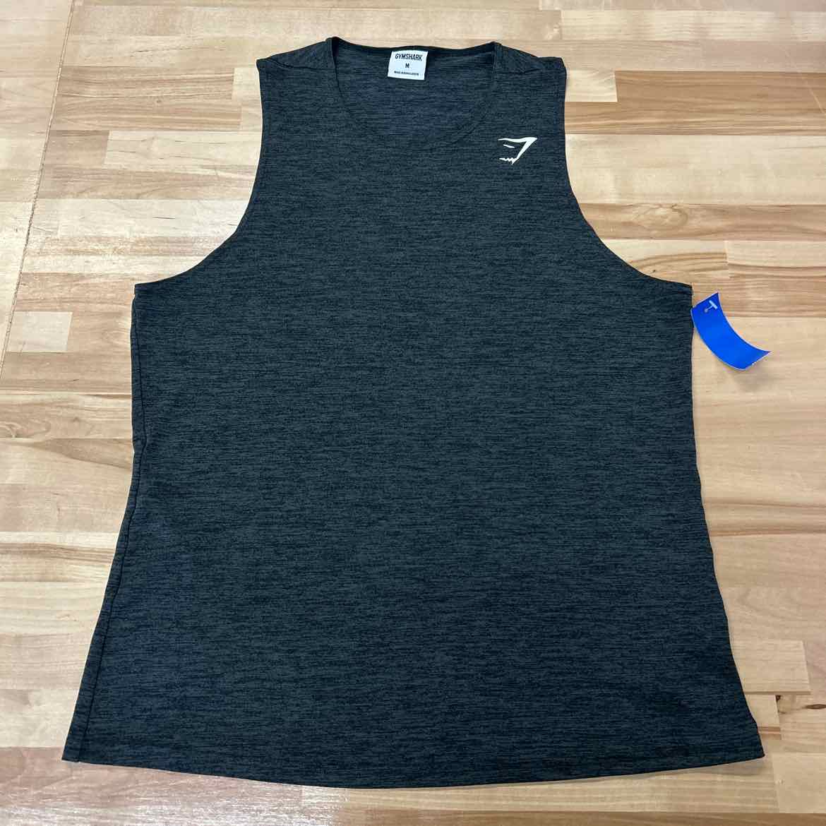 GYMSHARK Size M Gray MENS Athletic Tank
