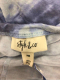 Style & Co. Size PM Blue Preloved Dress